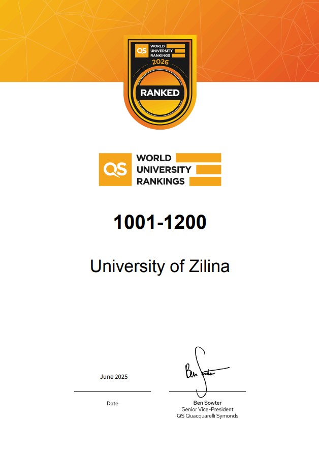 20062025 uniza na 2 zdielanom mieste medzi slovenskymi univerzitami v rebricku qs world university rankings 2026 01