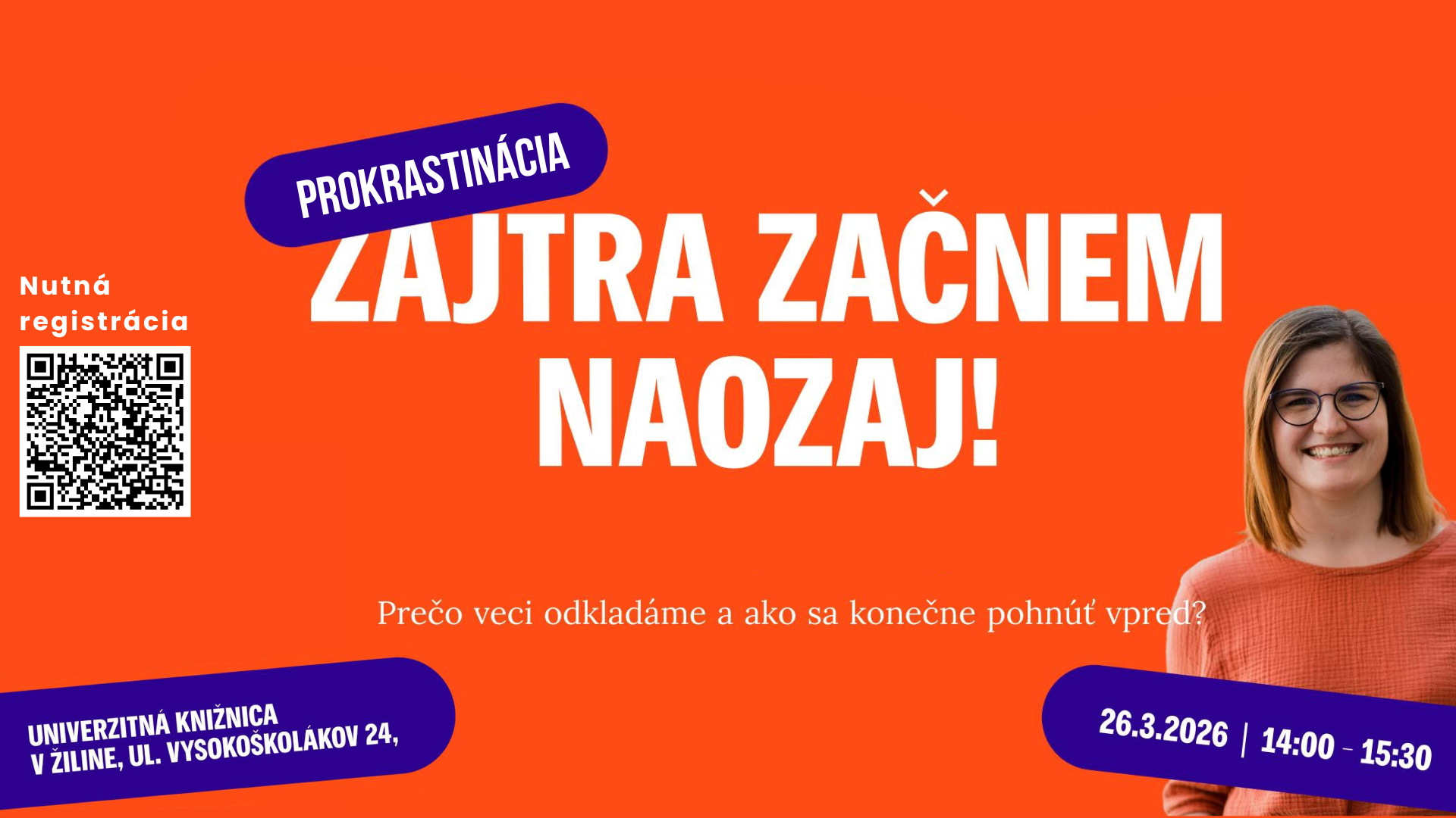 11032026 Pozvanka na prednasku ako zvladnut prokrastinaciu